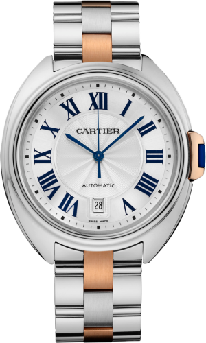 Cartier W2CL0002 : Clé de Cartier 40 Stainless Steel /Pink Gold / Silver / Bracelet