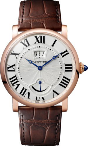 Cartier W1556252 : Rotonde de Cartier Calendar Aperture and Power Reserve Pink Gold / Silver