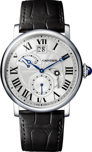 Cartier W1556368 : Rotonde de Cartier Second Time Zone Day / Night Stainless Steel / Silver