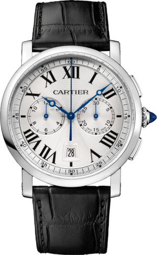 Cartier WSRO0002 : Rotonde de Cartier Chronograph Stainless Steel / Silver