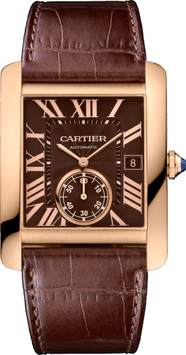Cartier W5330002 : Tank MC 34.3 Pink Gold / Chocolate