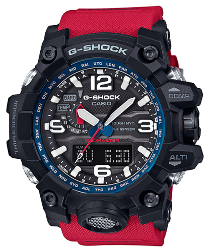 G shock mudmaster red strap deals