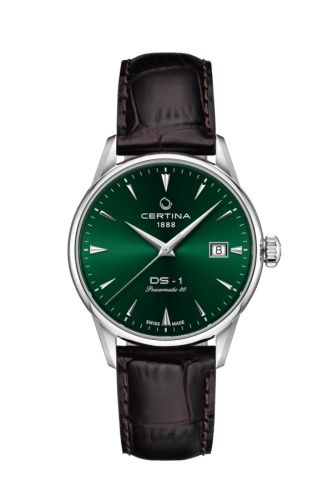 Certina C029.207.16.091.00 : DS-1 Powermatic 80 38 Stainless Steel / Green