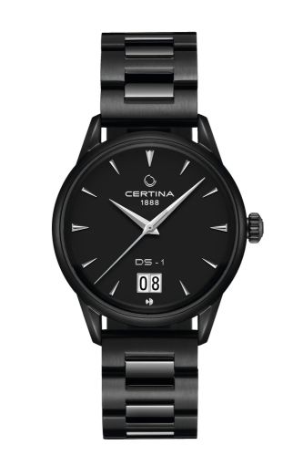 Certina C029.426.33.051.00 : DS-1 Big Date Powermatic 80 PVD / Black / Bracelet