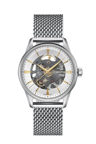 Certina C029.907.11.031.00 : DS-1 Skeleton Stainless Steel / Silver / Mesh