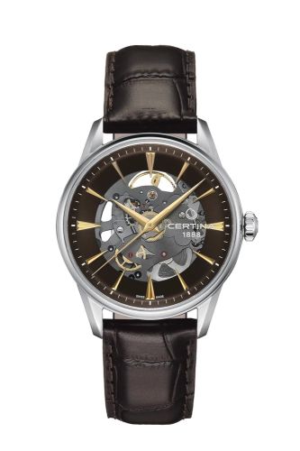 Certina C029.907.16.081.00 : DS-1 Skeleton Stainless Steel / Grey