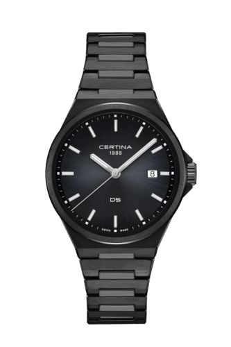 Certina C043.410.33.051.00 : DS-7 Quartz PVD / Black / Bracelet