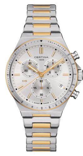 Certina C043.417.22.031.00 : DS-7 Chronograph Stainless Steel - Yellow ...