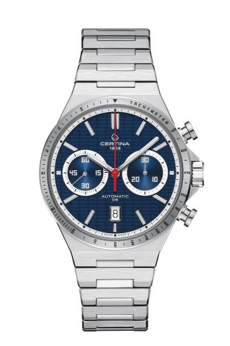 Certina C043.427.11.041.00 : DS-7 Chrono Auto Stainless Steel / Blue / Bracelet