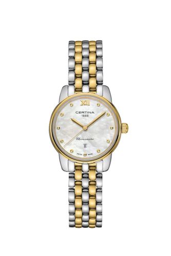 Certina C033.051.22.118.01 : DS-8 Lady Stainless Steel - Yellow Gold / MOP / Bracelet