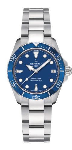 Certina C032.007.11.041.00 : DS Action Lady 34.5 Stainless Steel / Blue