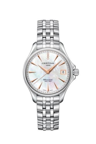 Certina C032.051.11.116.00 : DS Action Diamonds 33.8 Stainless Steel / MOP