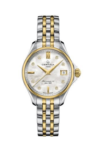 Certina C032.207.22.116.00 : DS Action 34.5 Powermatic Stainless Steel / Yelllow Gold / MOP