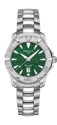 Certina C032.251.11.091.09 : DS Action Lady Stainless Steel / Green / Bracelet