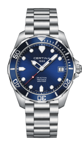 Certina C032.410.11.041.00 : DS Action Diver PreciDrive Stainless Steel / Blue / Bracelet
