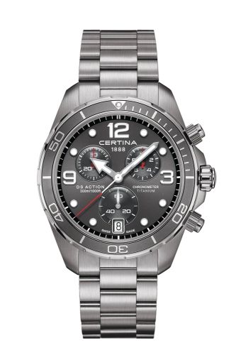 Certina C032.434.44.087.00 : DS Action Chronograph Titanium / Grey / Bracelet