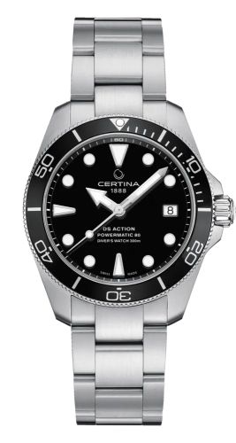 Certina C032.807.11.051.00 : DS Action Diver 38 Powermatic 80 Stainless Steel / Black