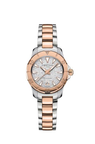 Certina C032.951.22.031.00 : DS Action Lady 29 Stainless Steel - Rose Gold / Silver