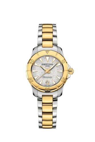 Certina C032.951.22.031.01 : DS Action Lady 29 Stainless Steel - Yellow Gold / Silver