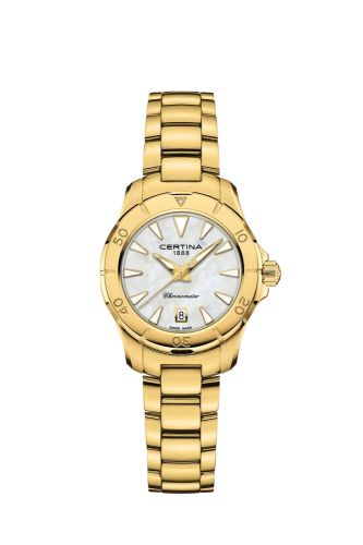 Certina C032.951.33.111.00 : DS Action Lady 29 Yellow Gold / MOP