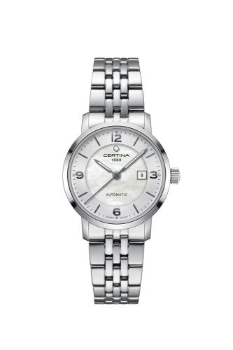 Certina C035.007.11.117.00 : DS Caimano Lady Automatic 29 Stainless Steel / MOP / Bracelet