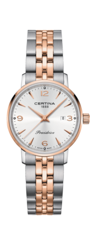 Certina C035.210.22.037.01 : DS Caimano Lady Two Tone / Silver / Bracelet