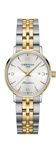 Certina C035.210.22.037.02 : DS Caimano Lady Two Tone / Silver / Bracelet