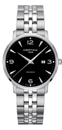 Certina C035.410.11.057.00 : DS Caimano 39 Stainless Steel / Black / Bracelet