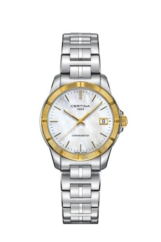 Certina C902.251.41.016.00 : DS Jubile Lady Quartz Stainless Steel - Yellow Gold / MOP / Bracelet