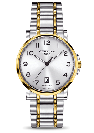 Certina C0174102203200 : DS Caimano Two Tone Arabic