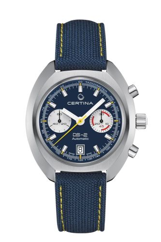 Certina C024.462.18.041.00 : DS-2 Chronograph Automatic Stainless Steel / Blue