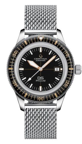 Certina C036.407.11.050.01 : DS PH200M Stainless Steel / Black / Mesh