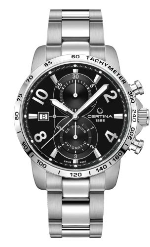 Certina C034.427.11.057.00 : DS Podium Chronograph Automatic Stainless Steel / Black / Bracelet