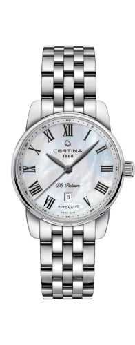Certina C001.007.11.113.00 : DS Podium Automatic 29 Stainless Steel / MOP / Bracelet