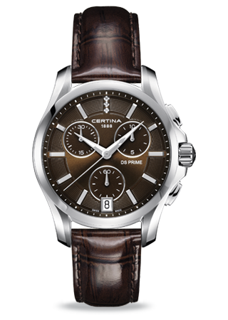 Certina C0042171629600 : DS Prime Chronograph Brown