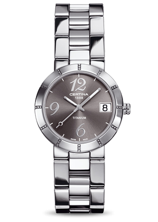 Certina C0092104408200 : DS  Stella Lady Titanium Grey