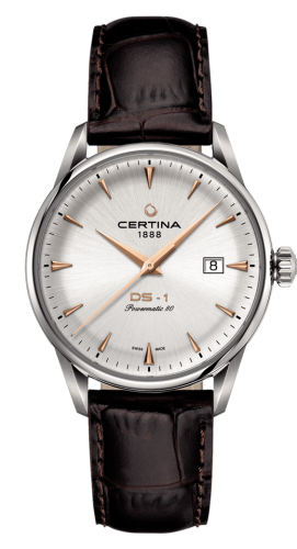 Certina C029.807.16.031.01 : DS-1 Powermatic 80 40 Stainless Steel / Silver / Strap