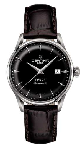 Certina C029.807.16.051.00 : DS-1 Powermatic 80 40 Stainless Steel / Black / Strap