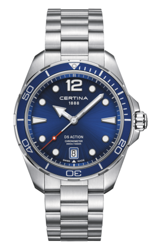 Certina C032.451.11.047.00 : DS Action 43 Quartz Stainless Steel / Blue