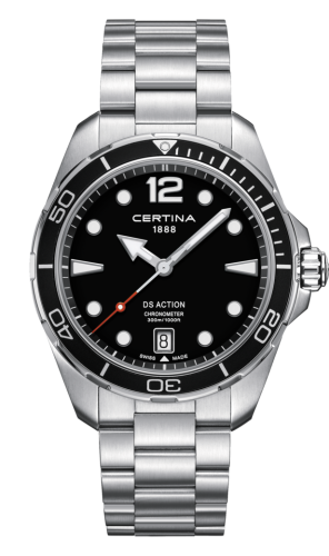 Certina C032.451.11.057.00 : DS Action 43 Quartz Stainless Steel / Black