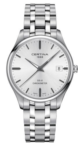 Certina C033.451.11.031.00 : DS-8 Chronometer Stainless Steel / Silver / Bracelet