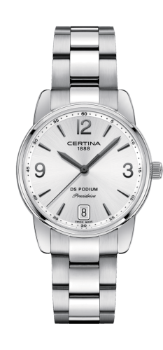 Certina C034.210.11.037.00 : DS Podium 33 Stainless Steel / Silver / Bracelet