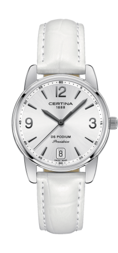 Certina C034.210.16.037.00 : DS Podium 33 Stainless Steel / Silver / Strap