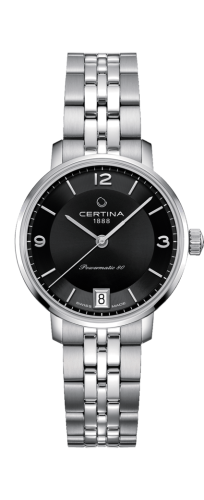 Certina C035.207.11.057.00 : DS Caimano Powermatic 80 Stainless Steel / Black / Bracelet