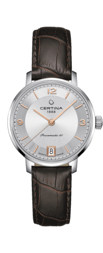 Certina C035.207.16.037.01 : DS Caimano Powermatic 80 Stainless Steel / Silver / Strap