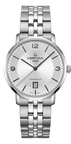 Certina C035.407.11.037.00 : DS Caimano Powermatic 80 Stainless Steel / Silver / Bracelet