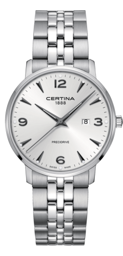 Certina C035.410.11.037.00 : DS Caimano 39 Stainless Steel / Silver / Bracelet