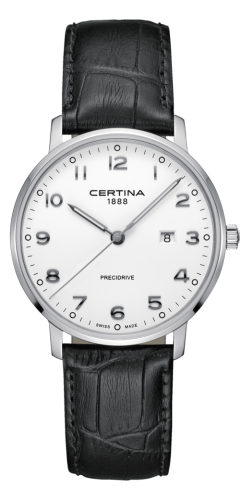 Certina C035.410.16.012.00 : DS Caimano 39 Stainless Steel / White / Strap