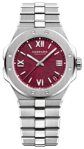 Chopard 298600-3018 : Alpine Eagle 41 Stainless Steel / Burgundy / Qatar