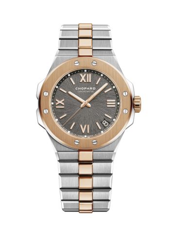 Chopard 298600-6001 : Alpine Eagle 41 Stainless Steel / Rose Gold / Grey